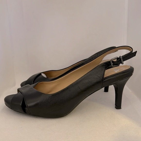 Nurture Leather Sling Back Comfort Heels Size 9 - GUC - Picture 2 of 14